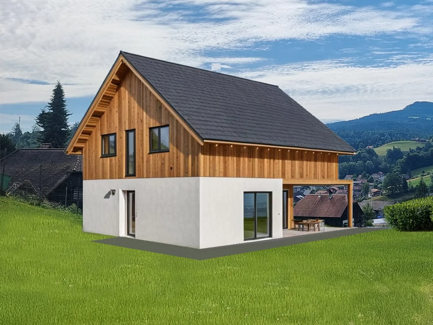 Casa D – Nuova casa unifamiliare con 146m² di superficie abitabile su un terreno di 541m² - Foto 3 di 11