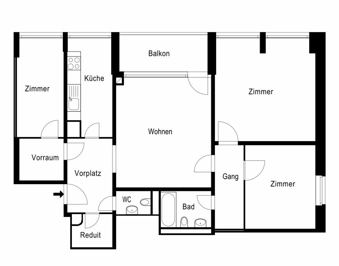 Stadtnahe Wohnung am Birsköpfli - Foto 8 von 9