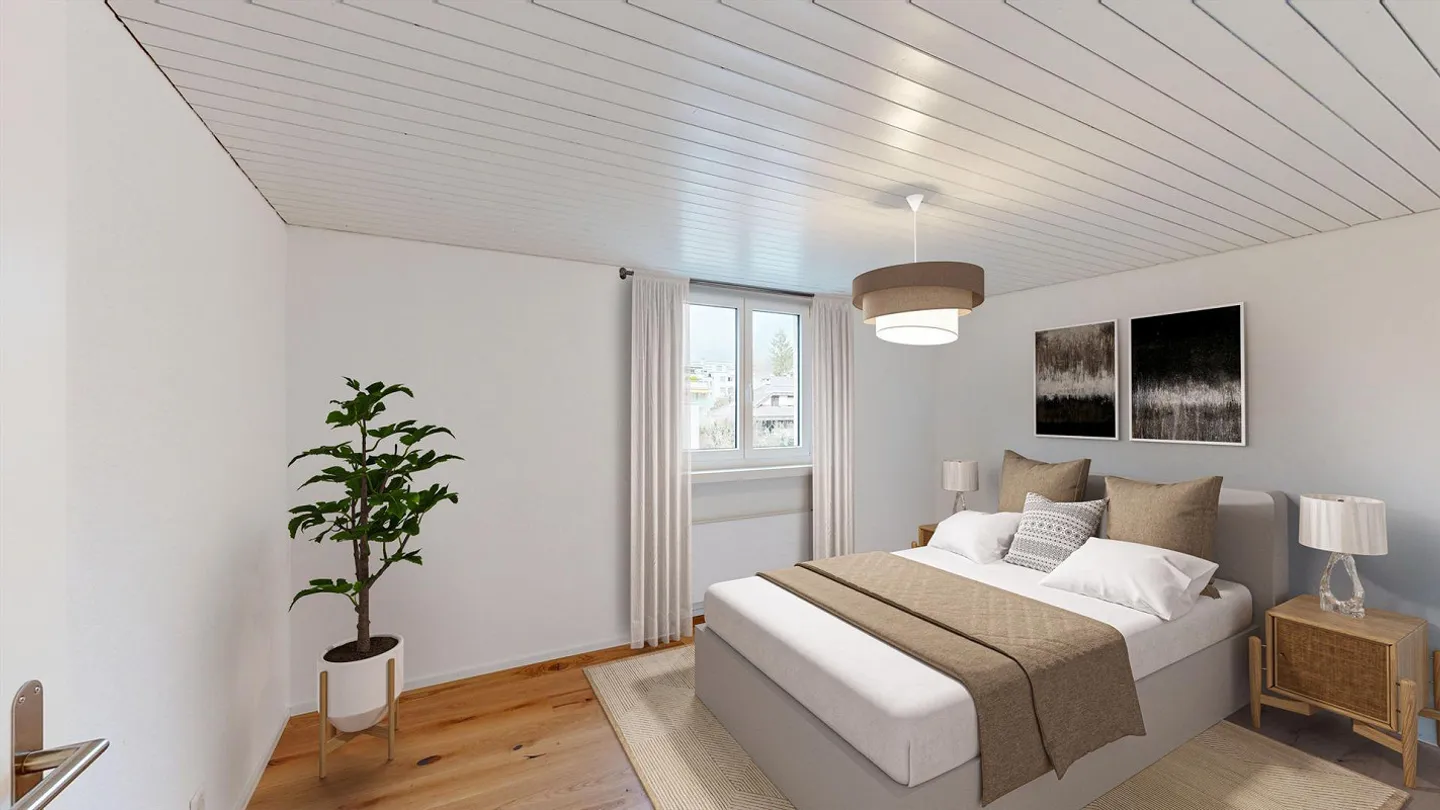 Renovated 4.5 attic apartment with stunning views 119m2 - Photo 4 of 27