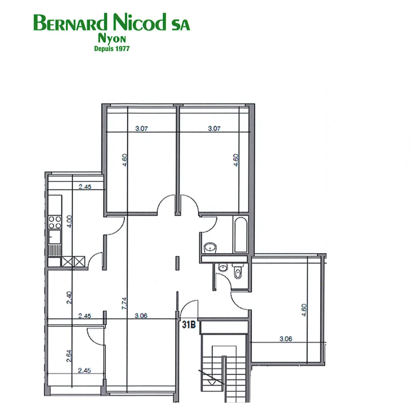 4,5-Zimmer-Wohnung - Foto 4 von 5