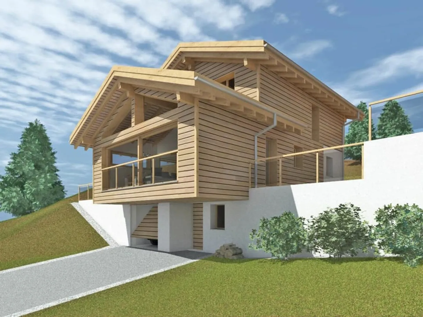 Chalet A a Chemin-Dessus - Foto 1 di 3