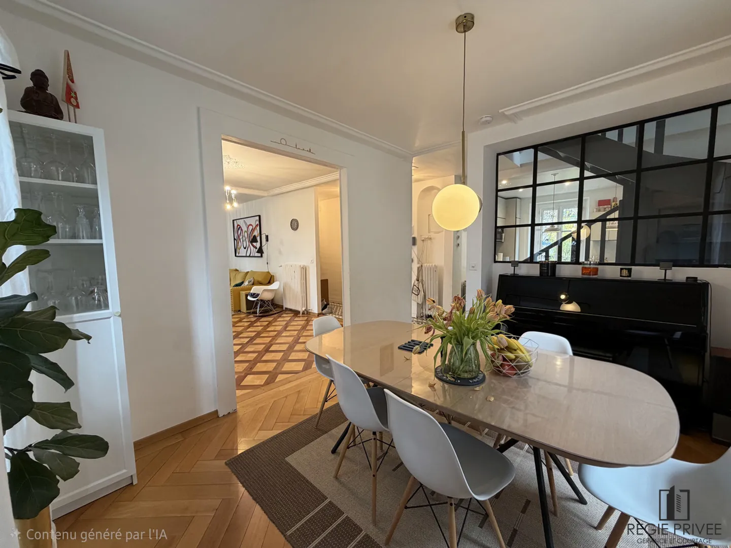 Magnifico triplex arredato con grande giardino nel centro di Losanna - Foto 3 di 13