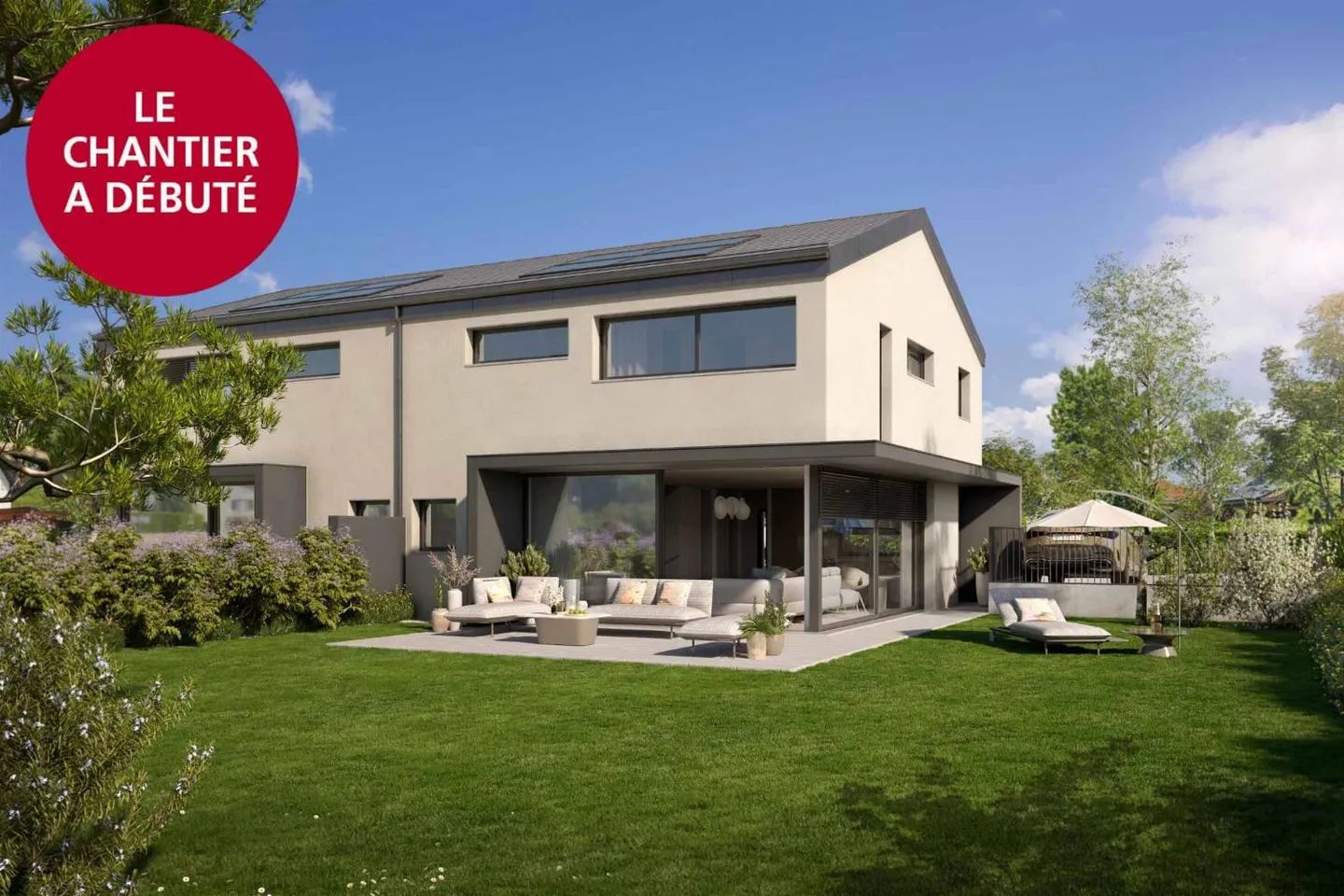 Villa Jumelée Contemporaine - Photo 1 sur 7
