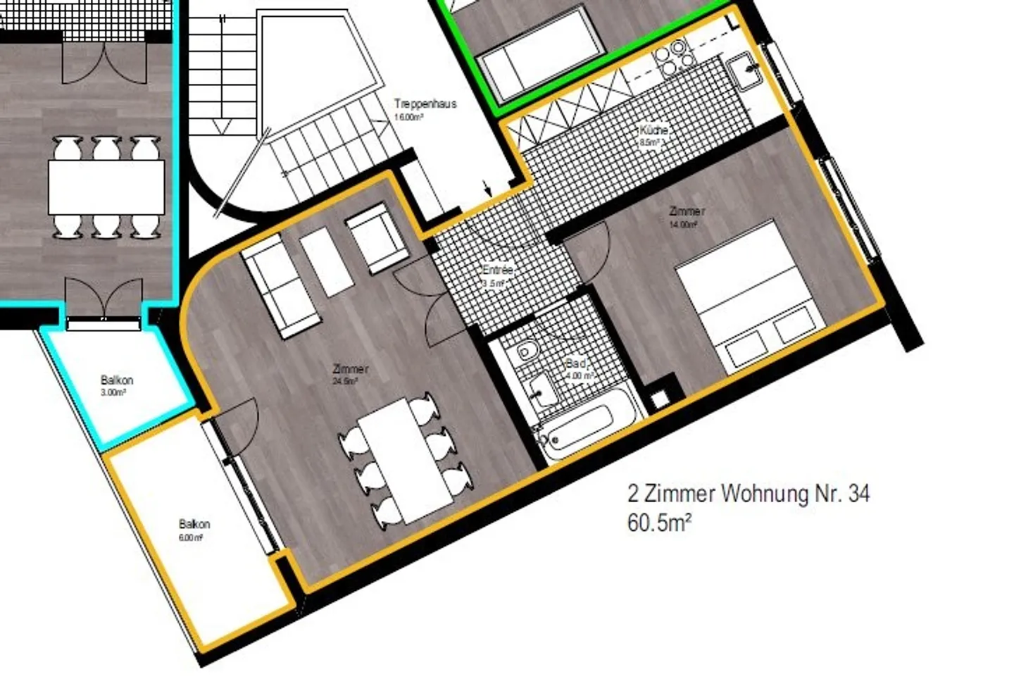 Charmante 2-Zimmerwohnung in Bern - Foto 8 von 9