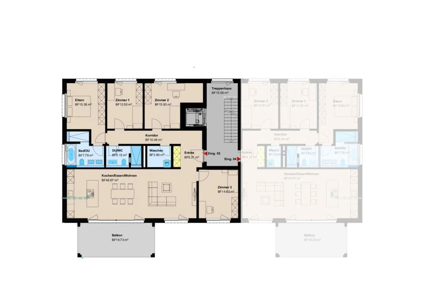 Bellissimo appartamento di 5,5 locali in una posizione idilliaca a 8555 Müllheim - Foto 11 di 11