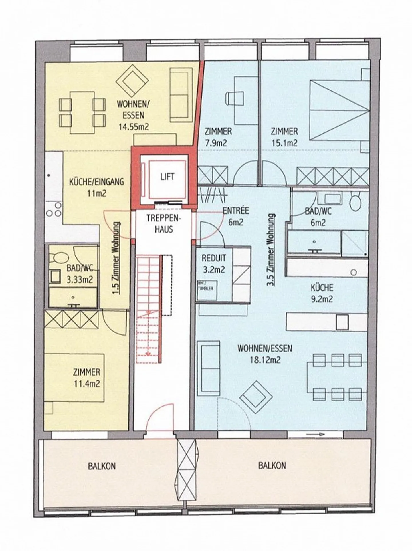 3.5-room apartment - Photo 7 of 7