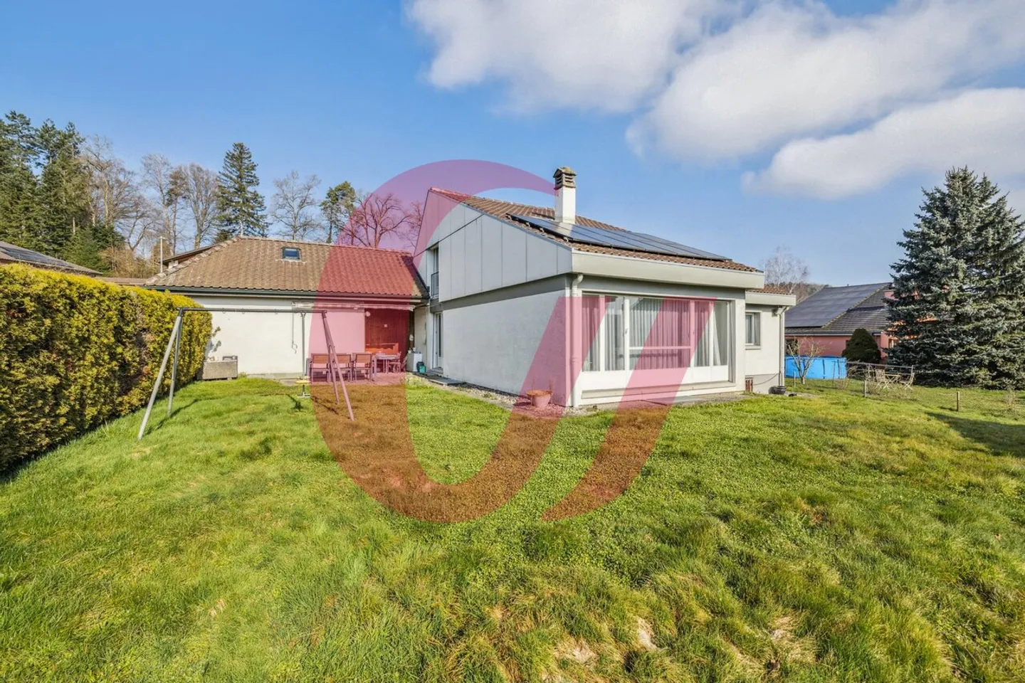 6,5-Zimmer-Einfamilienhaus mit Garage in Belfaux zu verkaufen - Foto 1 von 10