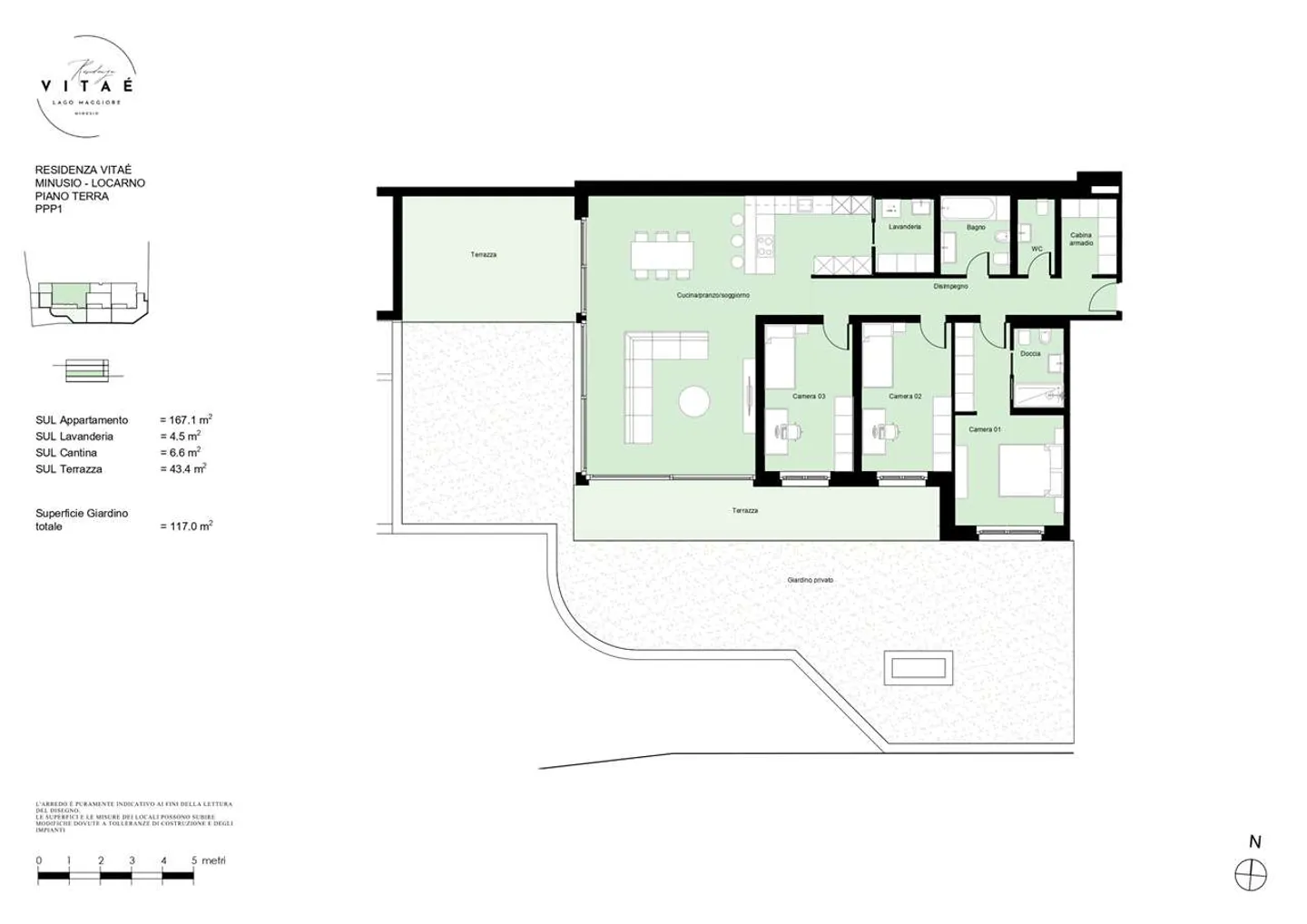 4,5 Zimmer mit Garten NEU Minusio Seeblick - Foto 13 von 13