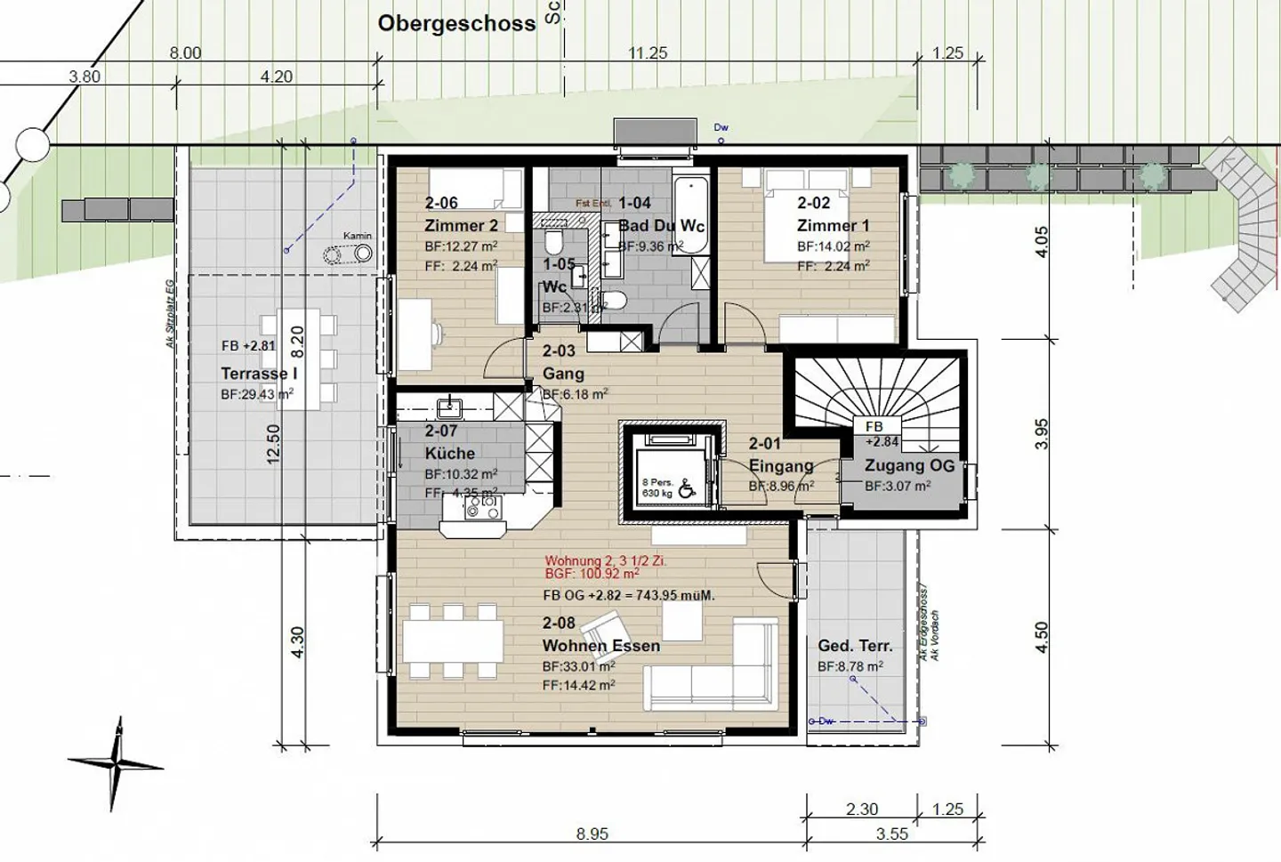 Exclusive 3.5 Room Penthouse Apartment in a Quiet Location - First Occupancy - Photo 3 of 6