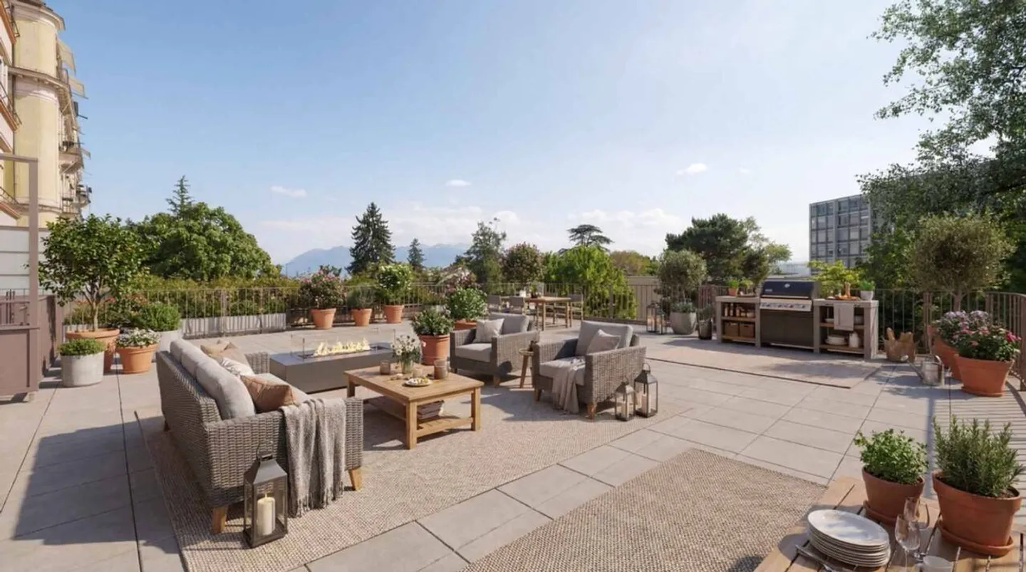 Prächtige 4.5-Zimmer-Wohnung mit großer Terrasse von 140 m² - Foto 8 von 10