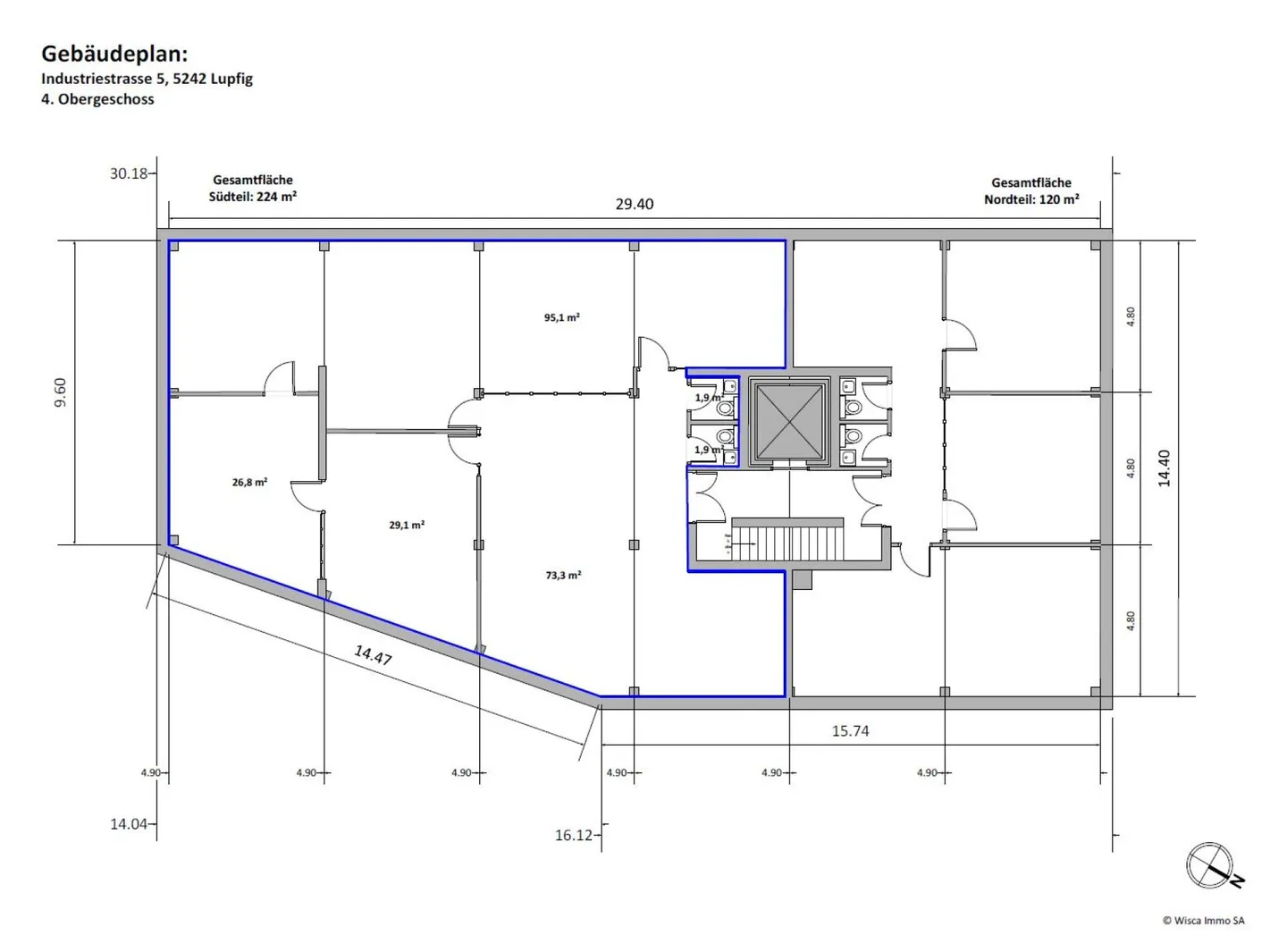 Spazi per uffici e commerciali rappresentativi con eccellenti collegamenti di trasporto - Foto 12 di 13
