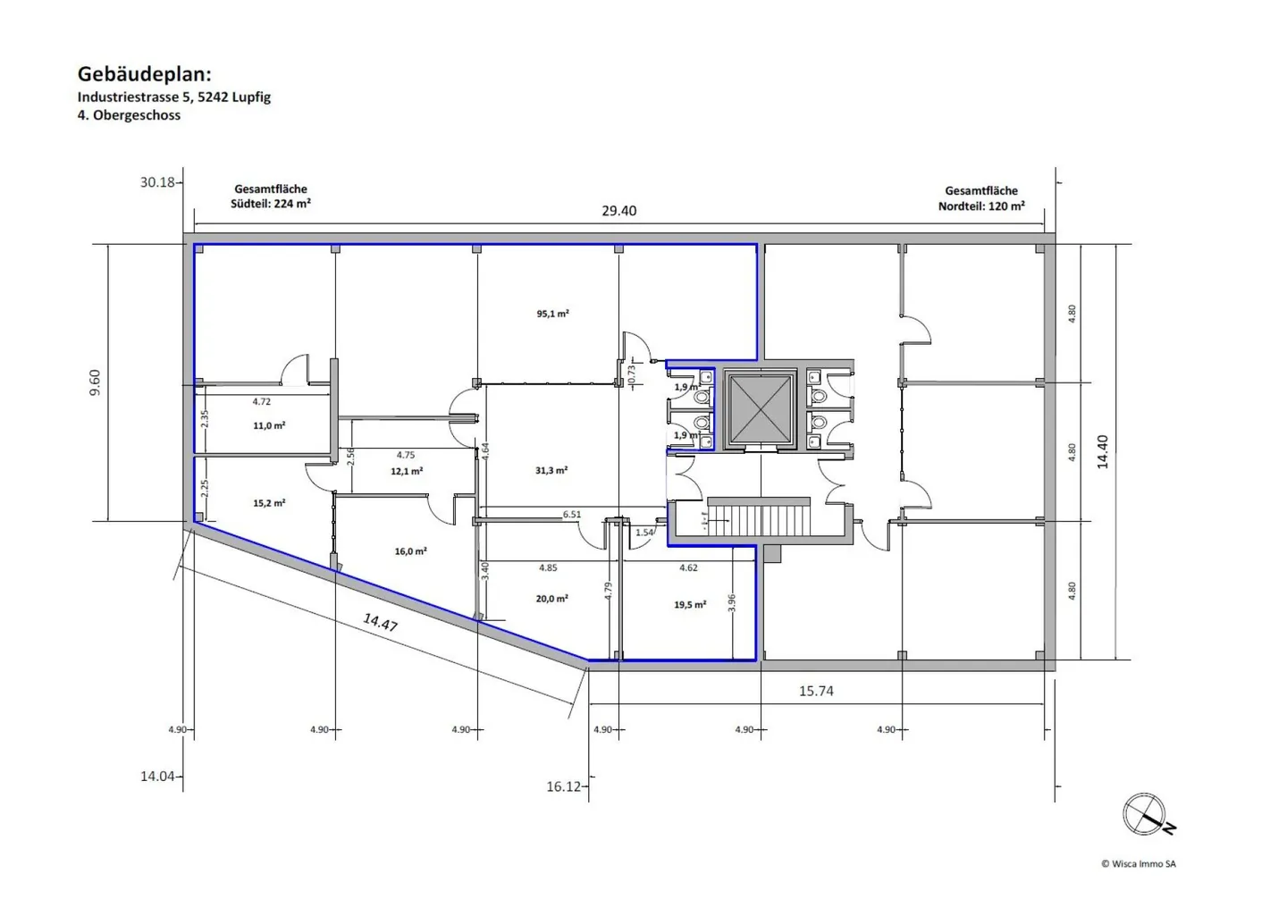 Spazi per uffici e commerciali rappresentativi con eccellenti collegamenti di trasporto - Foto 13 di 13
