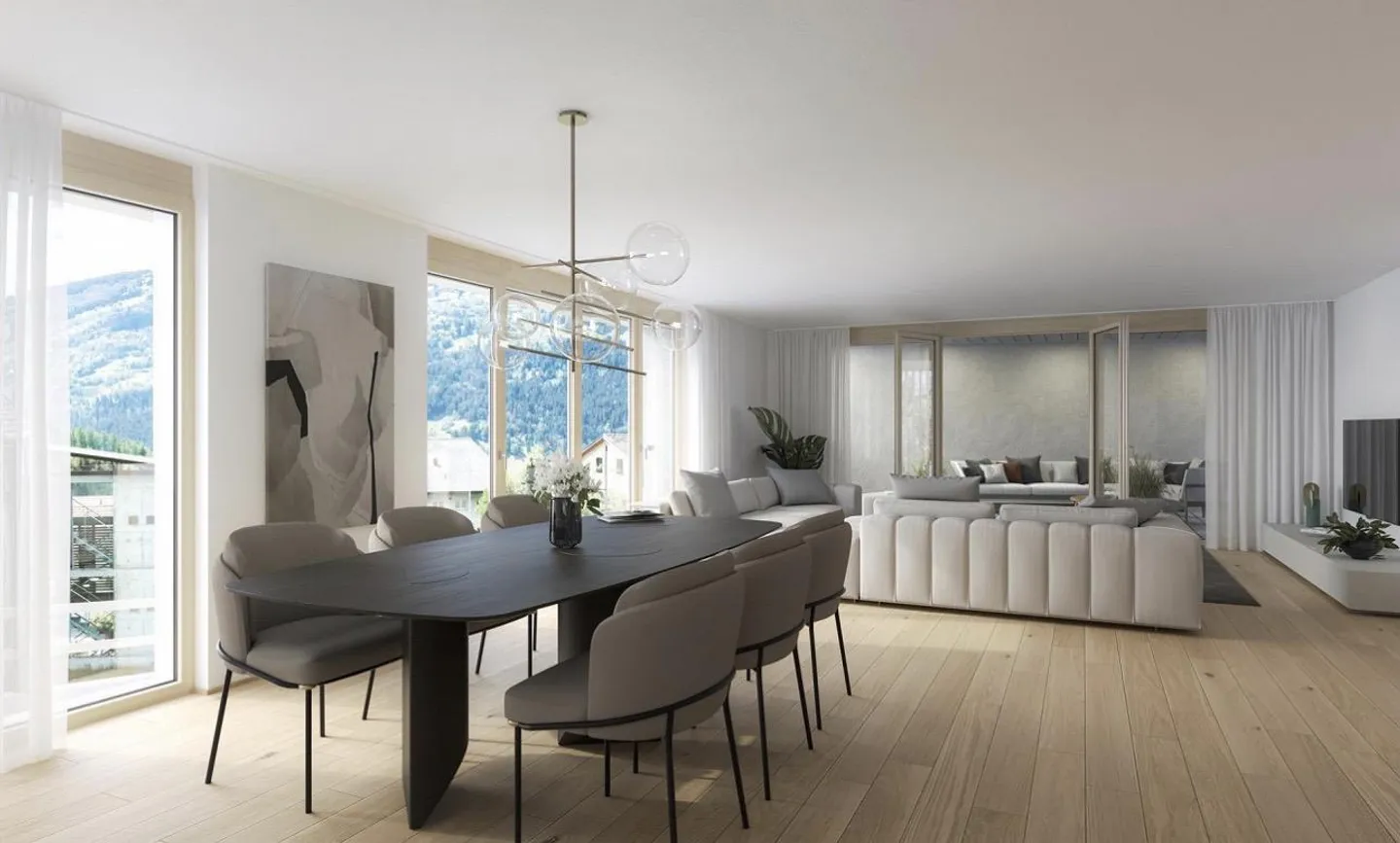 Modern 4.5 room apartment in Tomils - Photo 1 of 4