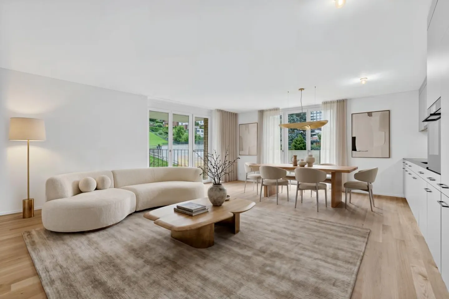Modern 4.5-room apartment in the new building project Matten Sarnen - Photo 2 of 12