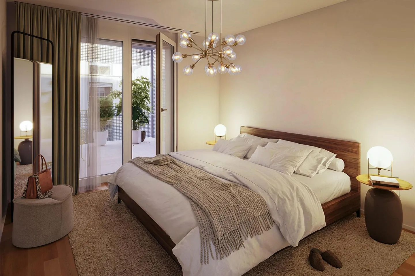 Modernes Apartment in der Natur - Foto 6 von 8