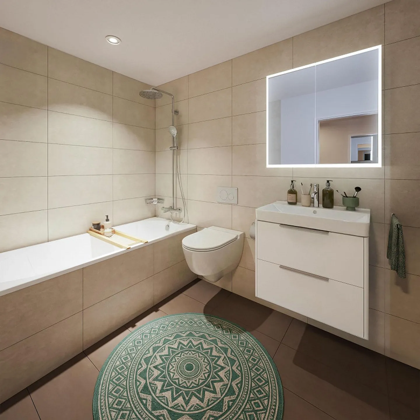 Modernes Apartment in der Natur - Foto 7 von 8