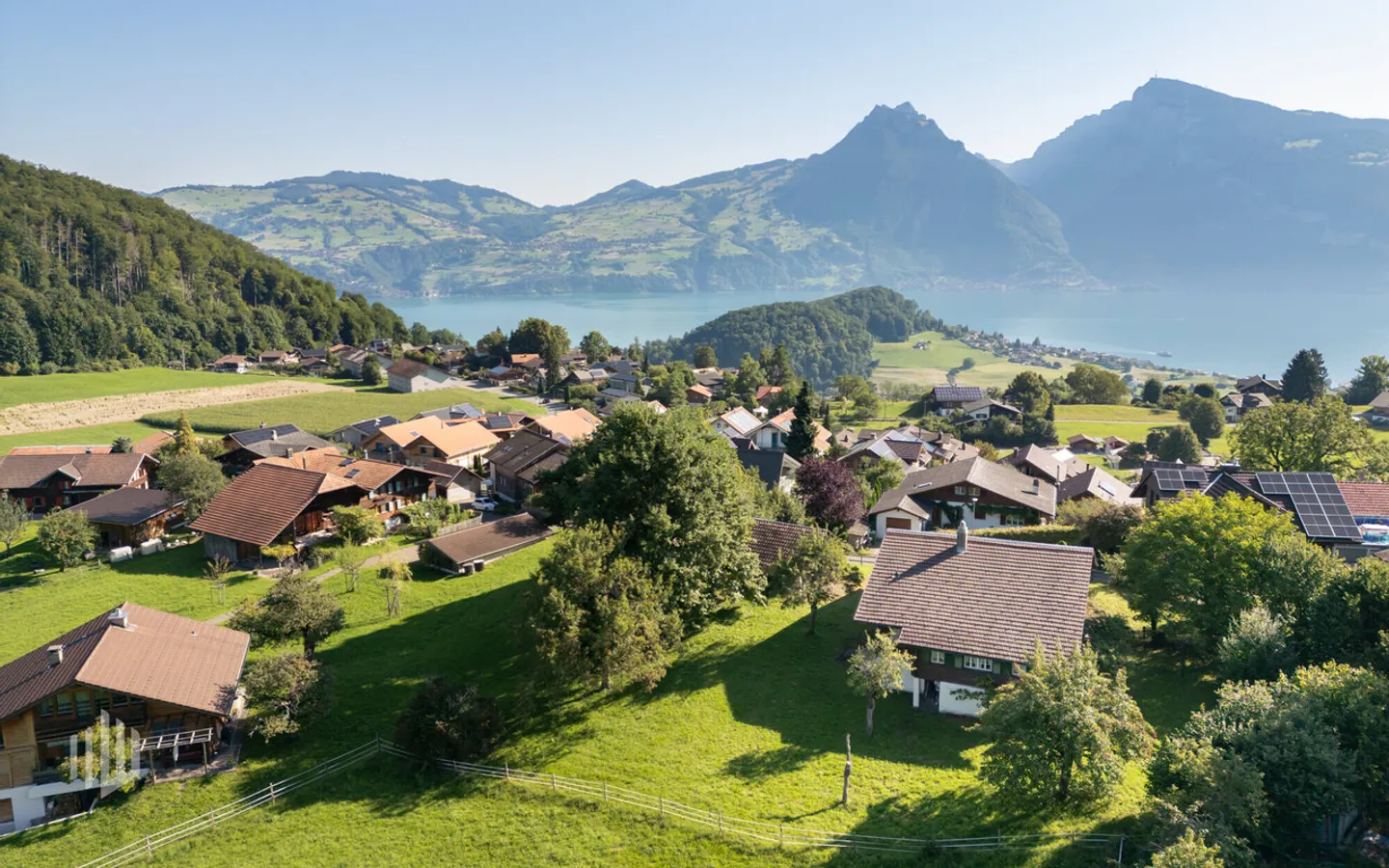 ImmoWyss - Large Building Reserve with Rustic Chalet and Niesen View - Photo 1 of 8
