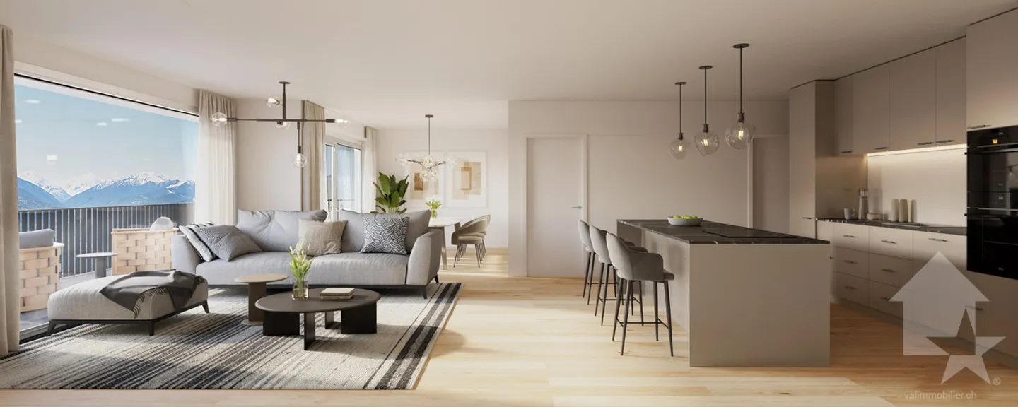 Wunderschönes 4.5 Zimmer Appartement - Foto 1 von 12