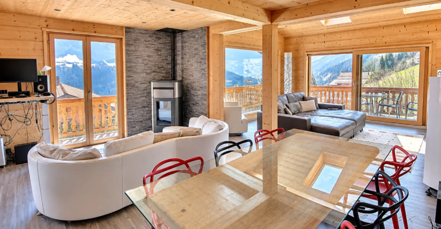 Wunderschönes Chalet mit freiem Blick auf die Dents-du-Midi - Foto 3 von 12