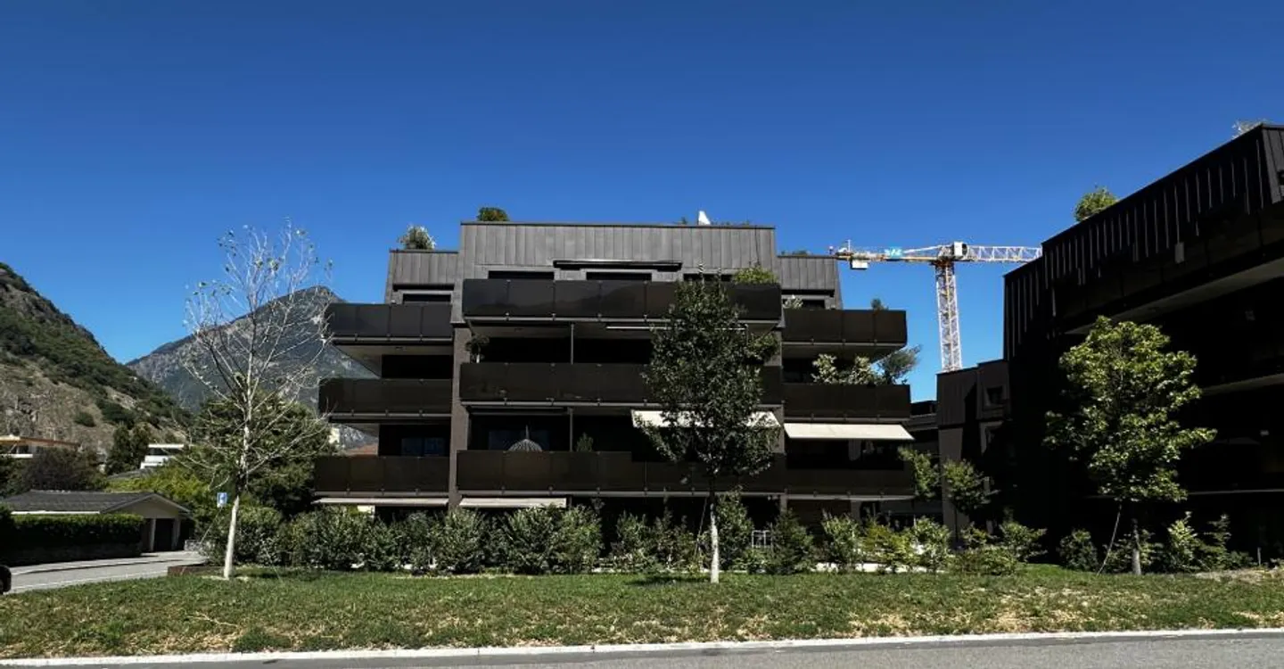 Neues 3,5-Zimmer-Apartment, Terrasse - Garten im Zentrum von Martigny - Foto 6 von 6