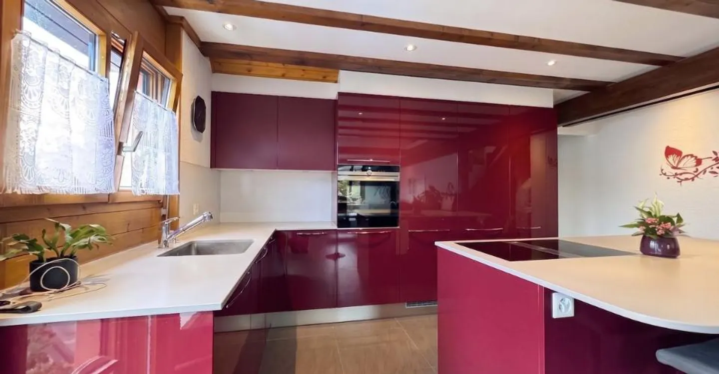Yverdon - Duplex-Penthouse mit 5,5 Zimmern, großer Terrasse und Winterveranda - Foto 4 von 12