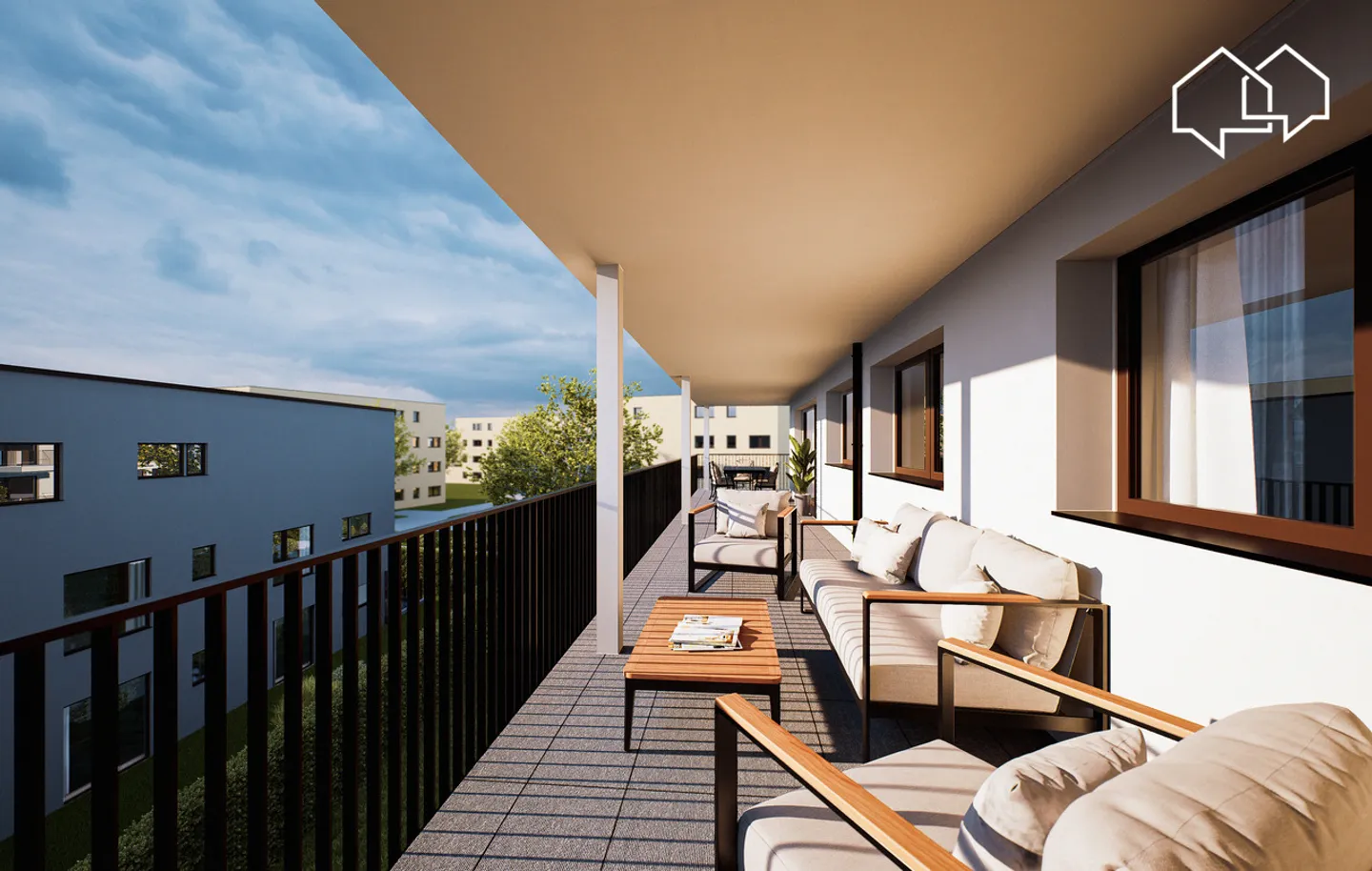 The Clos du Tiguelet - 3.5-room apartment on the 1st floor (lot 1.1) - Photo 1 of 8