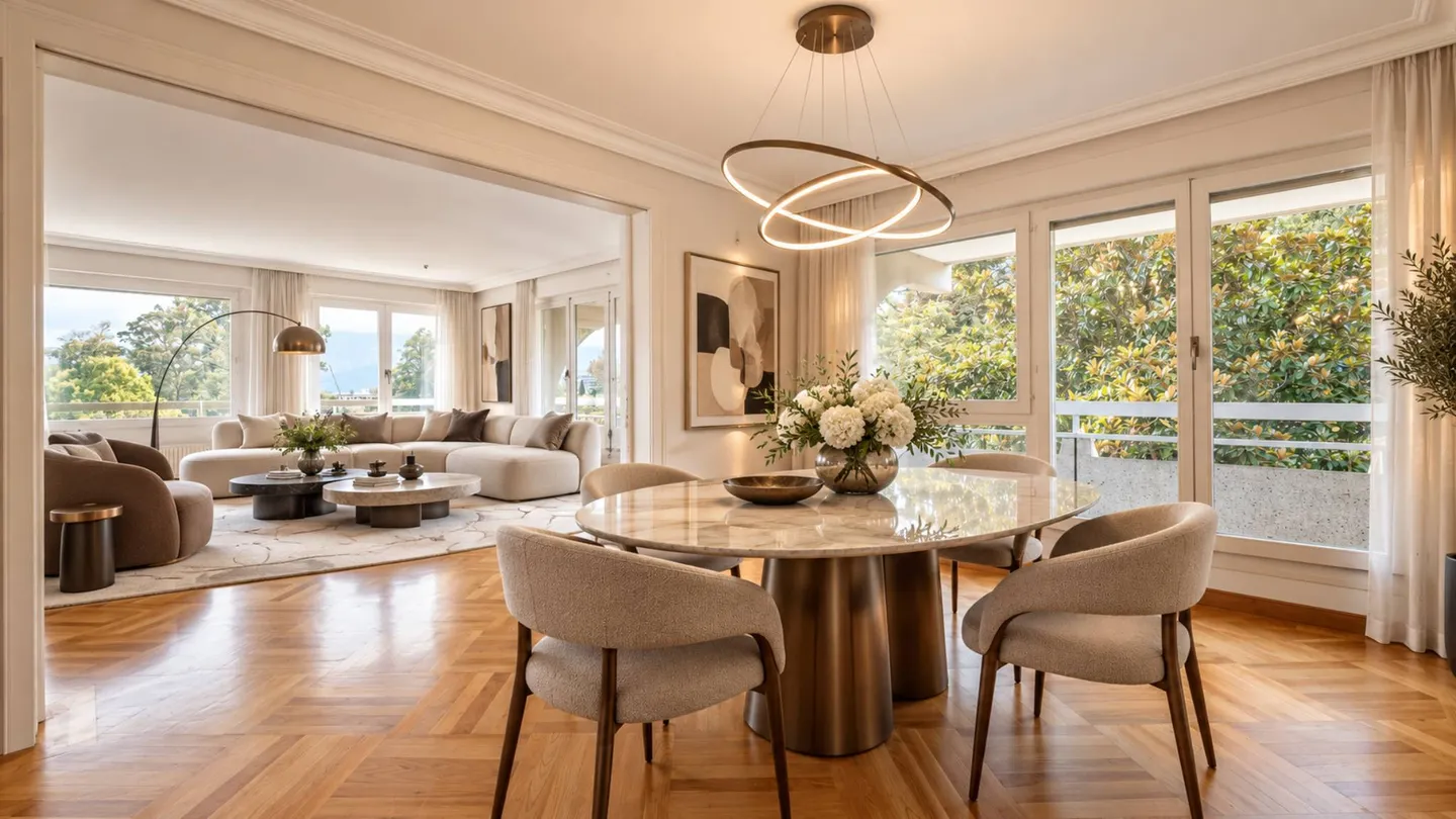 Appartement de Luxe Spacieux à Genève - Photo 3 sur 12