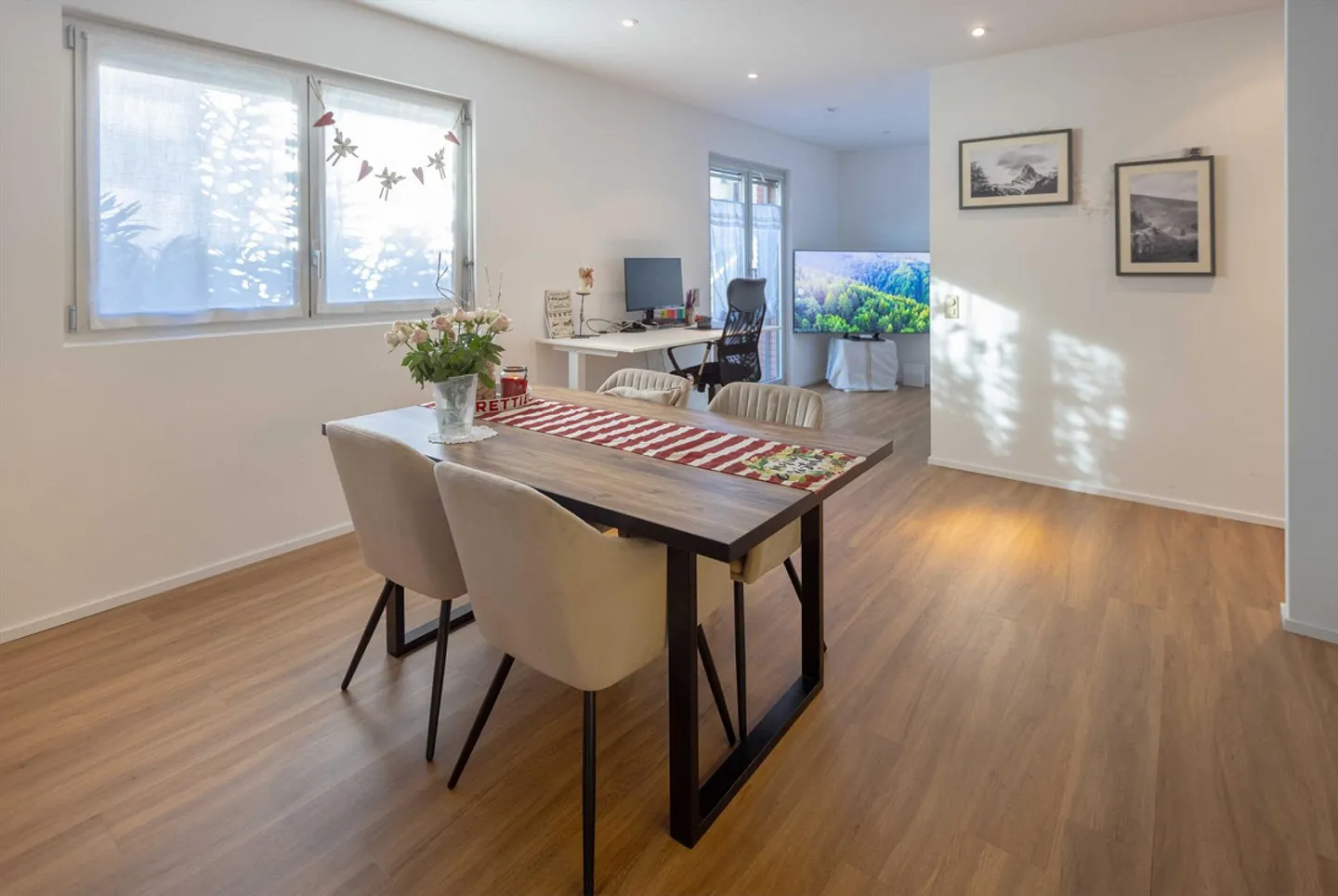 Stupendes und modernes 2.5-Zimmer-Wohnung mit privatem Garten in Massagno - Foto 3 von 9