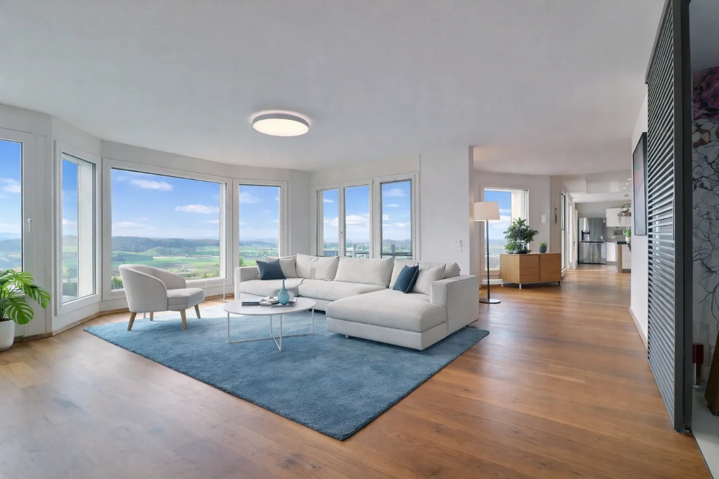Eine außergewöhnliche Penthousewohnung mit Panoramablick - Foto 1 von 10