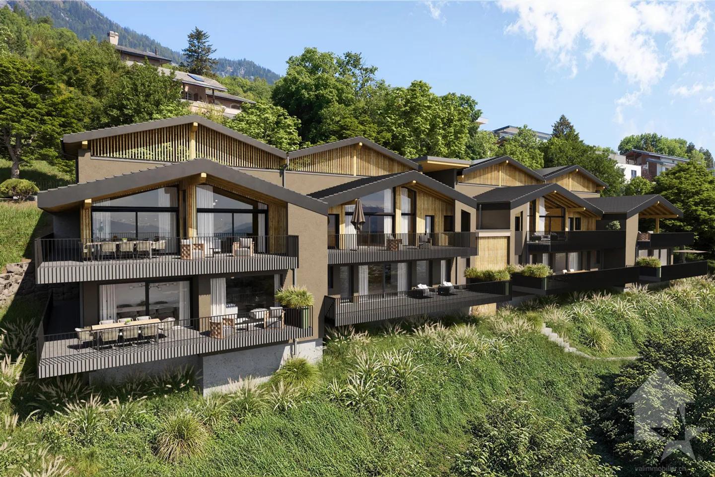 Superbe Attikawohnung 3.5 Zimmer, neuer Bau, splendide Aussicht, ruhig, optimale Besonnung - Photo 2 sur 12