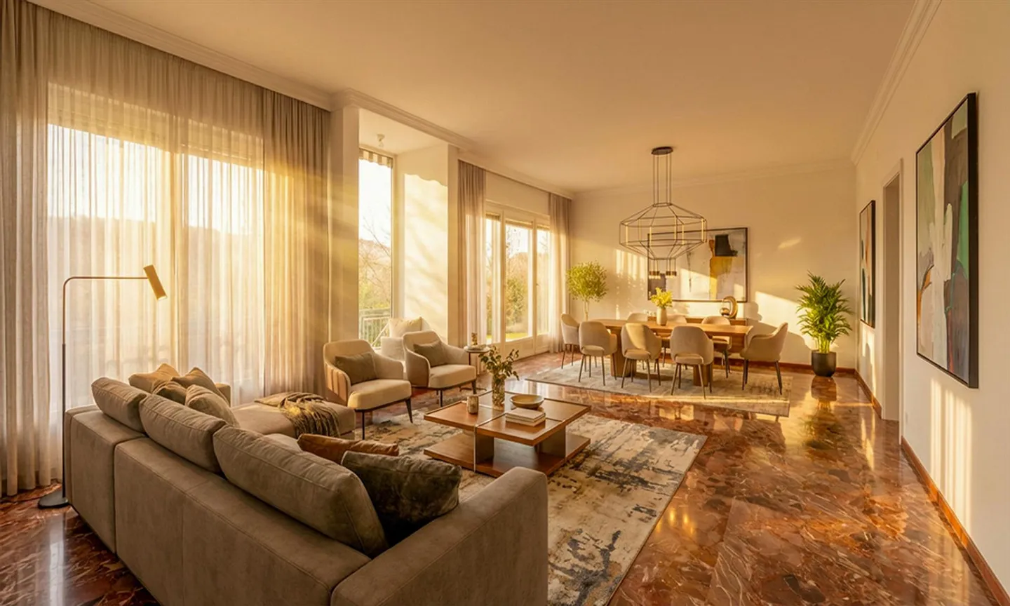 VILLA CON 5,5 CAMERE E GRANDE GIARDINO A STABIO - Foto 3 di 13