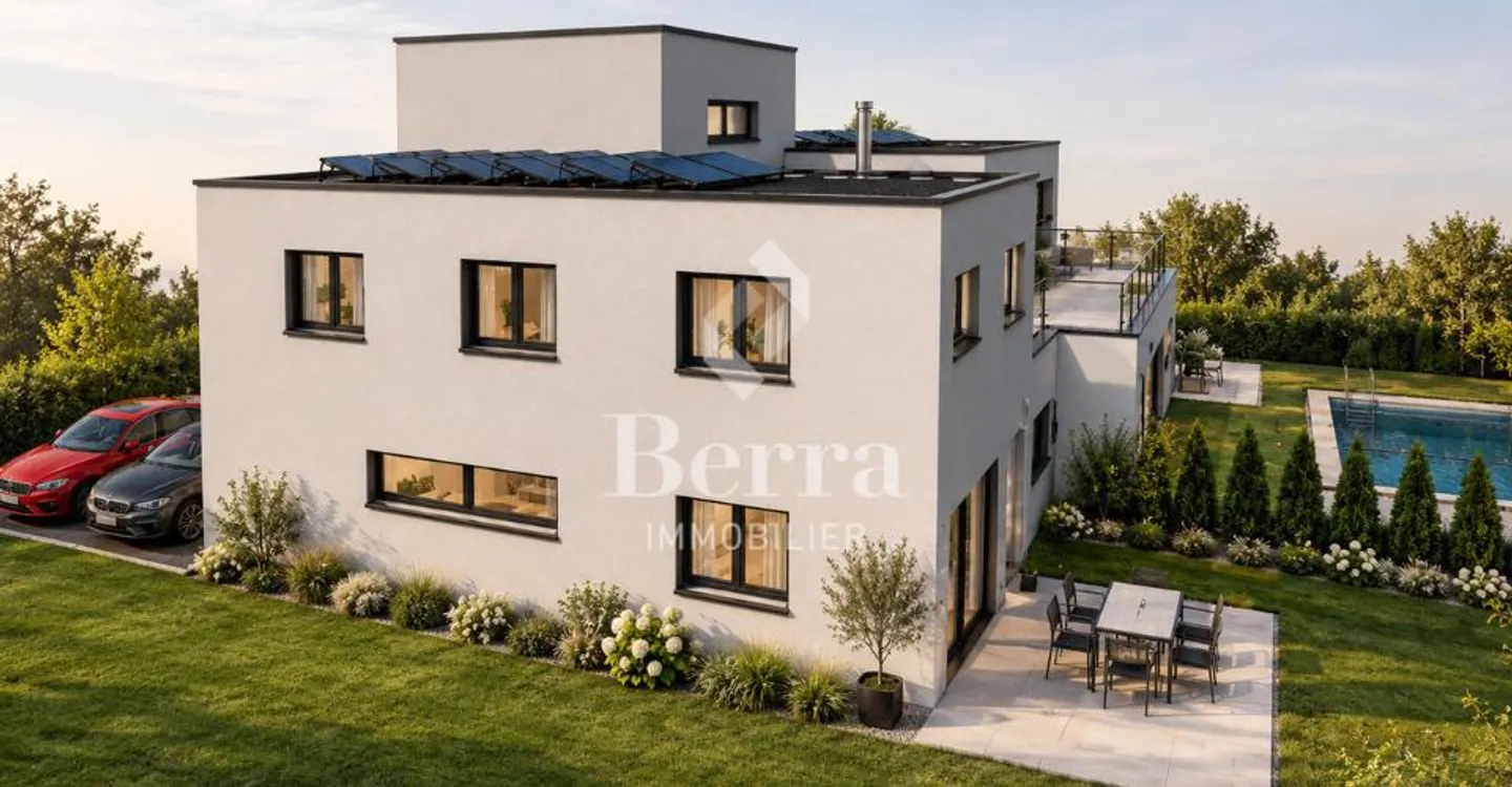Villa jumelle contemporaine - Photo 3 sur 3