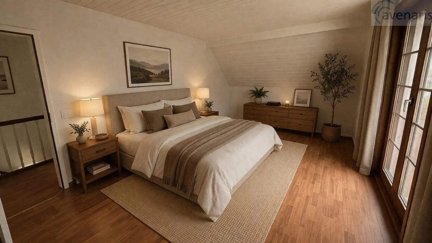 Semi-Detached House with Exclusive View of Lake Geneva and the Mountains - Photo 9 of 15