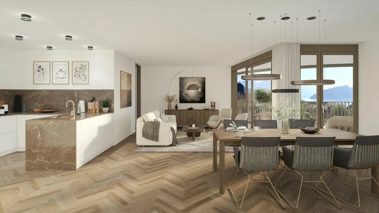 Là où le lac et les montagnes se rencontrent - Photo 1 sur 2