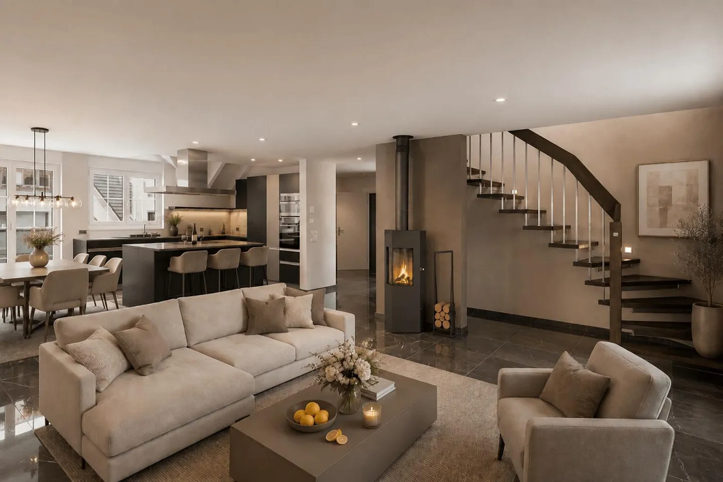 Light. Space. Lifestyle. ? Exclusive 5.5-room maisonette with 180 m² living space in Niederglatt - Photo 3 of 17