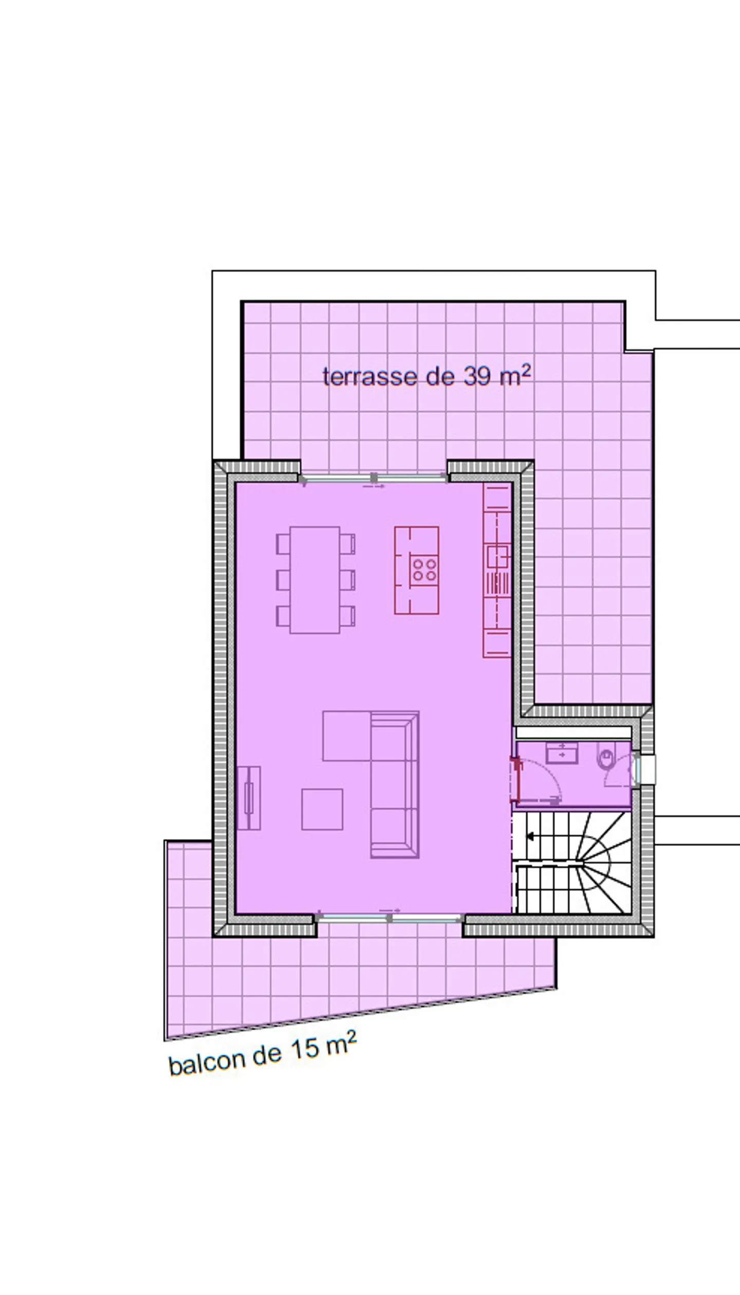 DUPLEX 5.5 stanze in mansarda - Oggetto unico della PPE - Terreno 5 - Foto 12 di 13