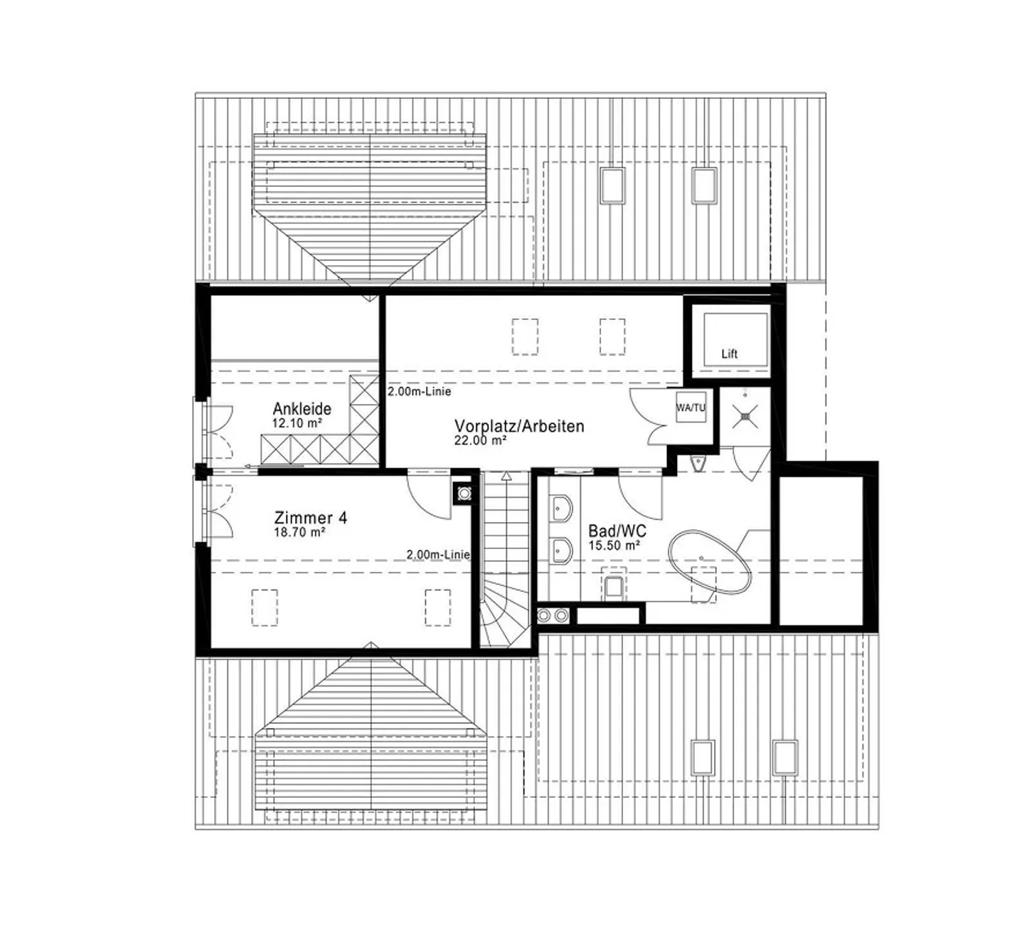 Light. Space. Lifestyle. ? Exclusive 5.5-room maisonette with 180 m² living space in Niederglatt - Photo 17 of 17
