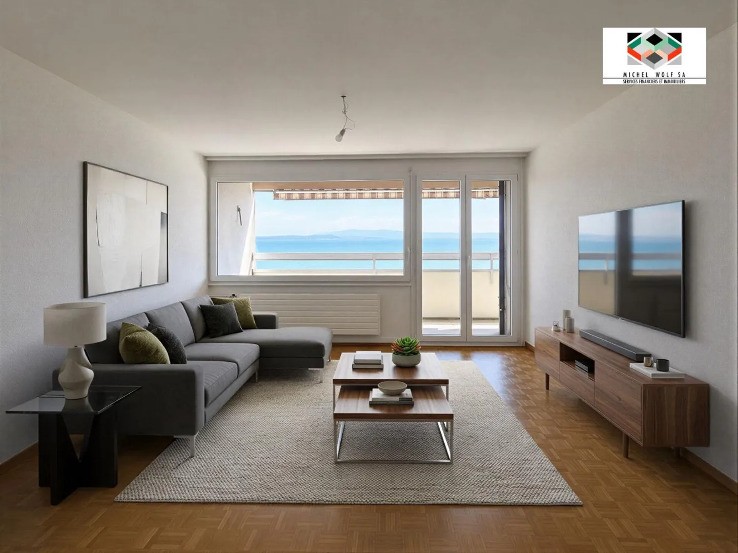 Wunderschöne Wohnung mit Blick auf den See und die Alpen - Foto 2 von 7
