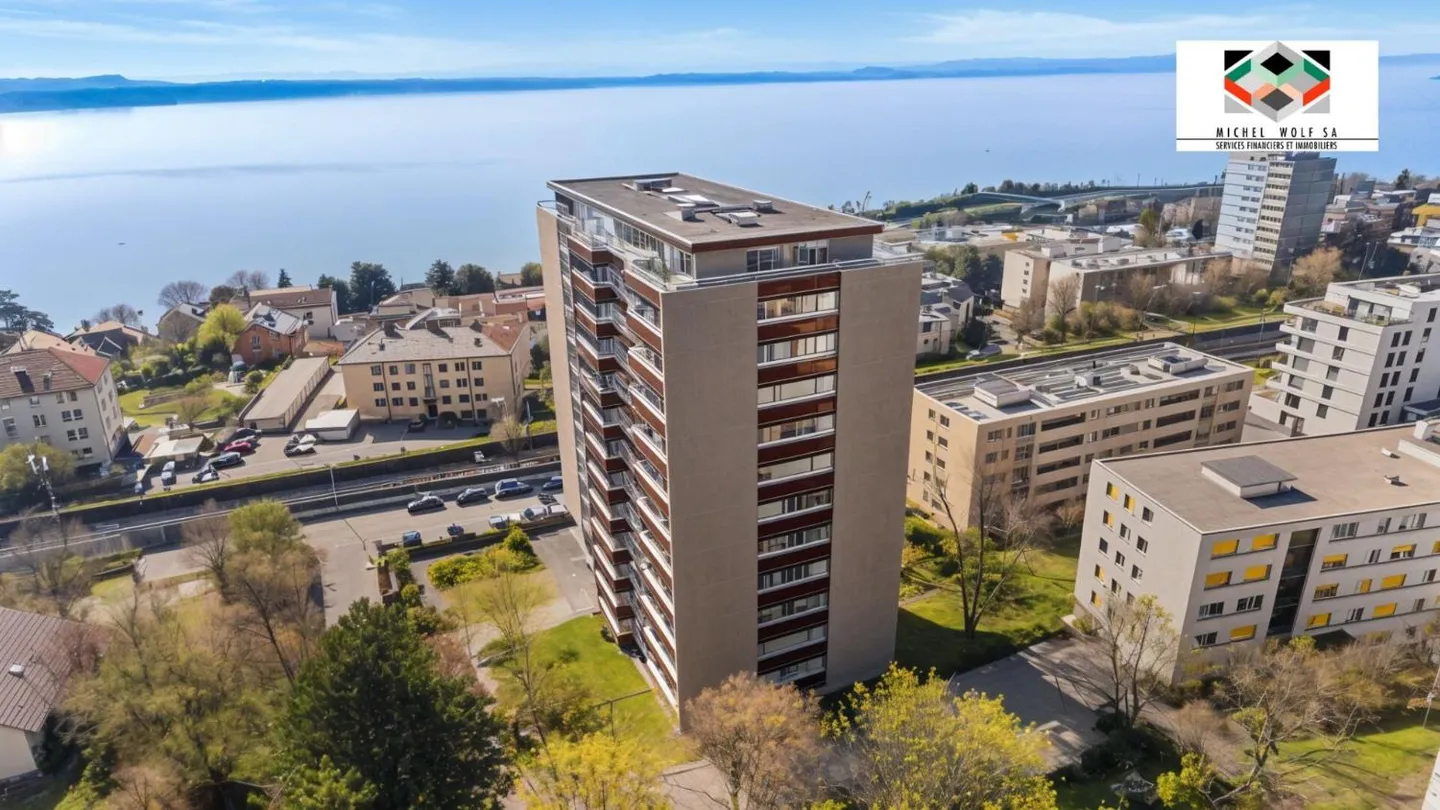 Wunderschöne Wohnung mit Blick auf den See und die Alpen - Foto 6 von 7