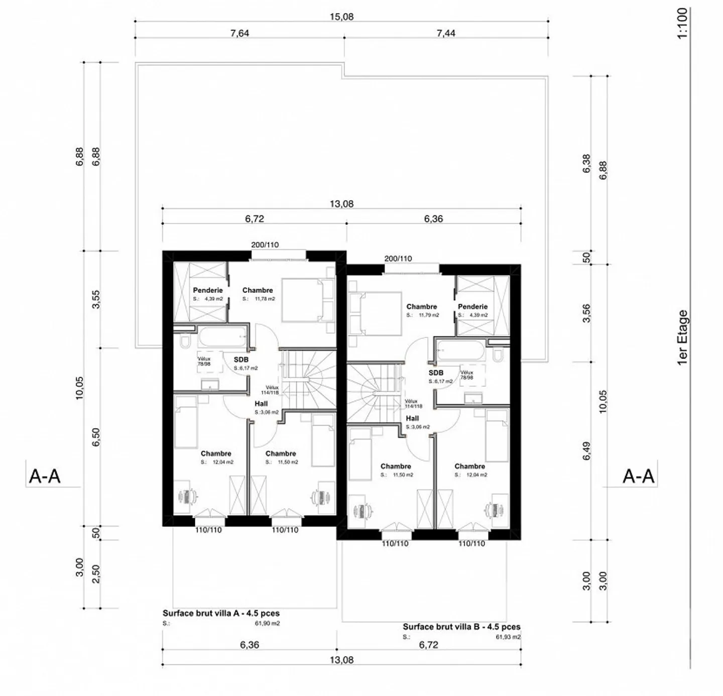 Collombey, nouveau projet d'une villa de 4.5 pièces - Photo 8 sur 11