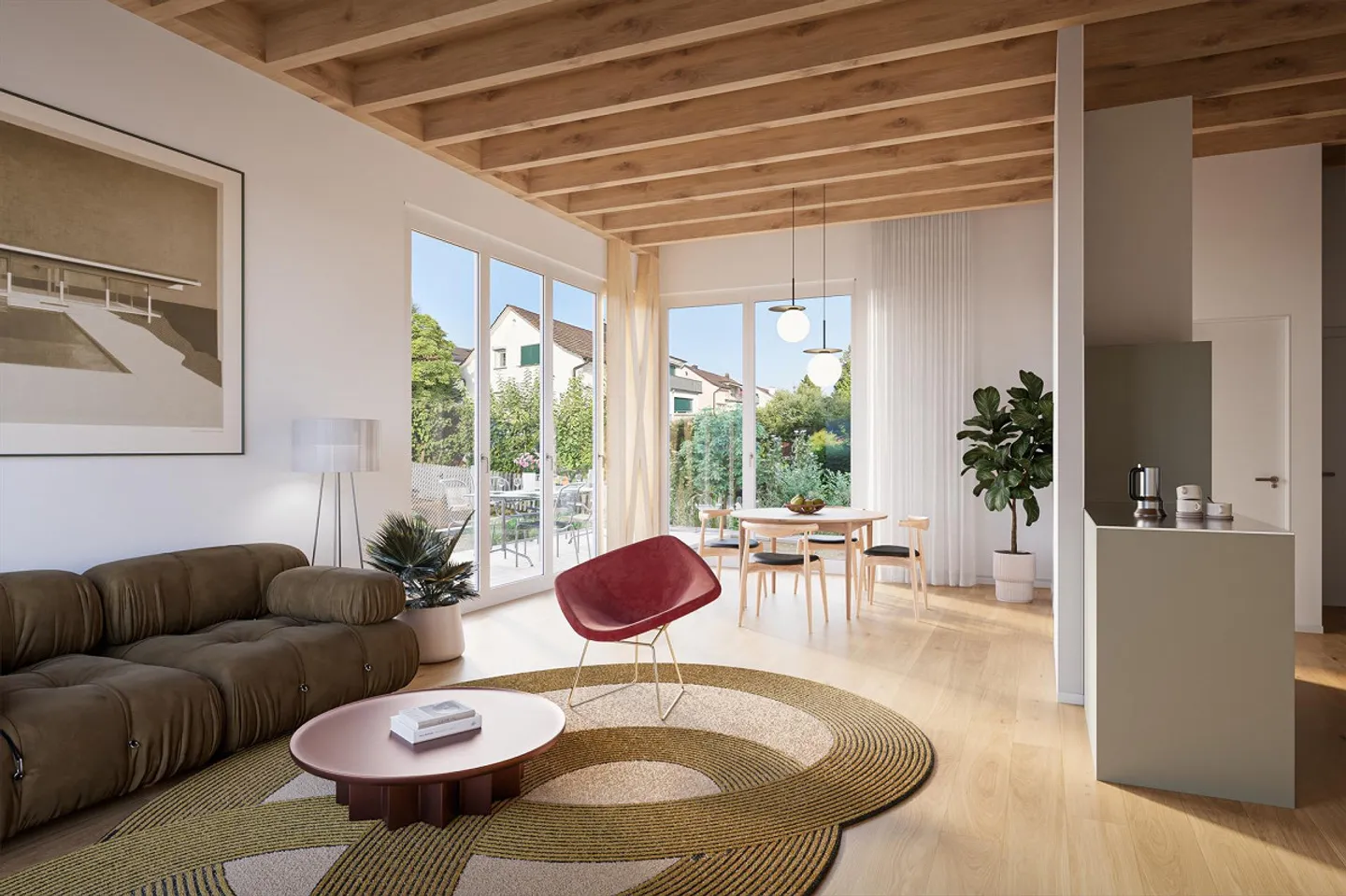 Wohnen wie im eigenen Haus: Nachhaltige Gartenmaisonette - Foto 2 von 5