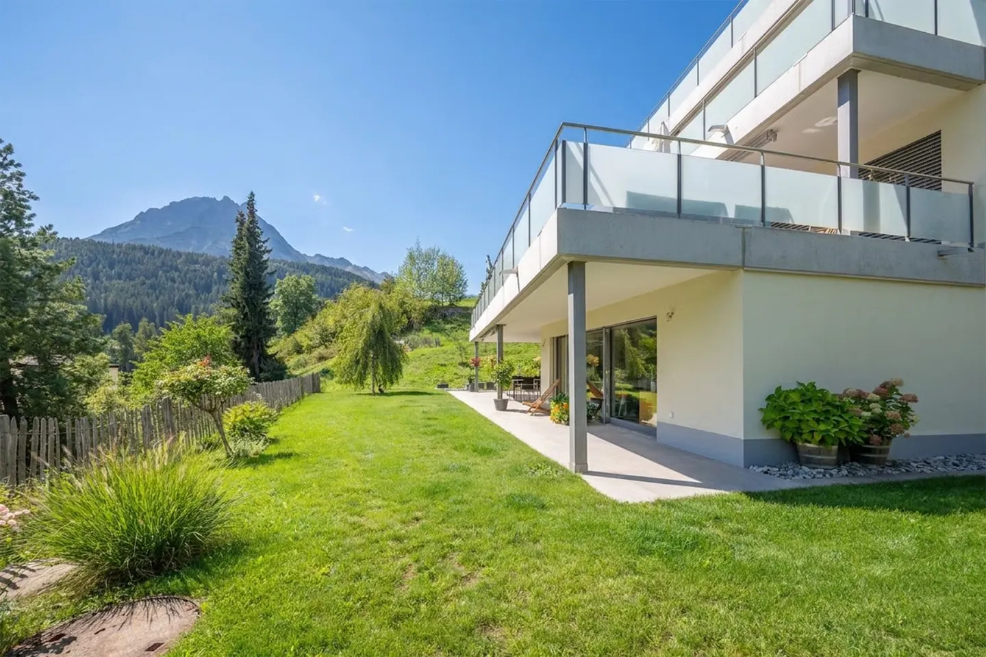 Gartenwohnung mit Bergblick - Foto 14 von 17
