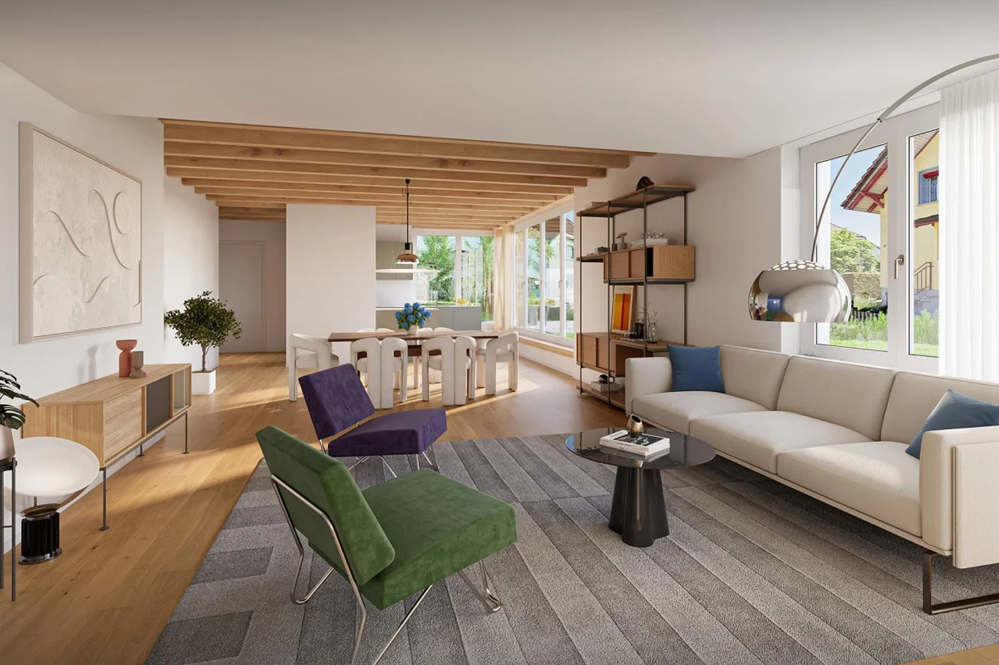 Wohnen wie im eigenen Haus: Nachhaltige Gartenmaisonette - Foto 1 von 5