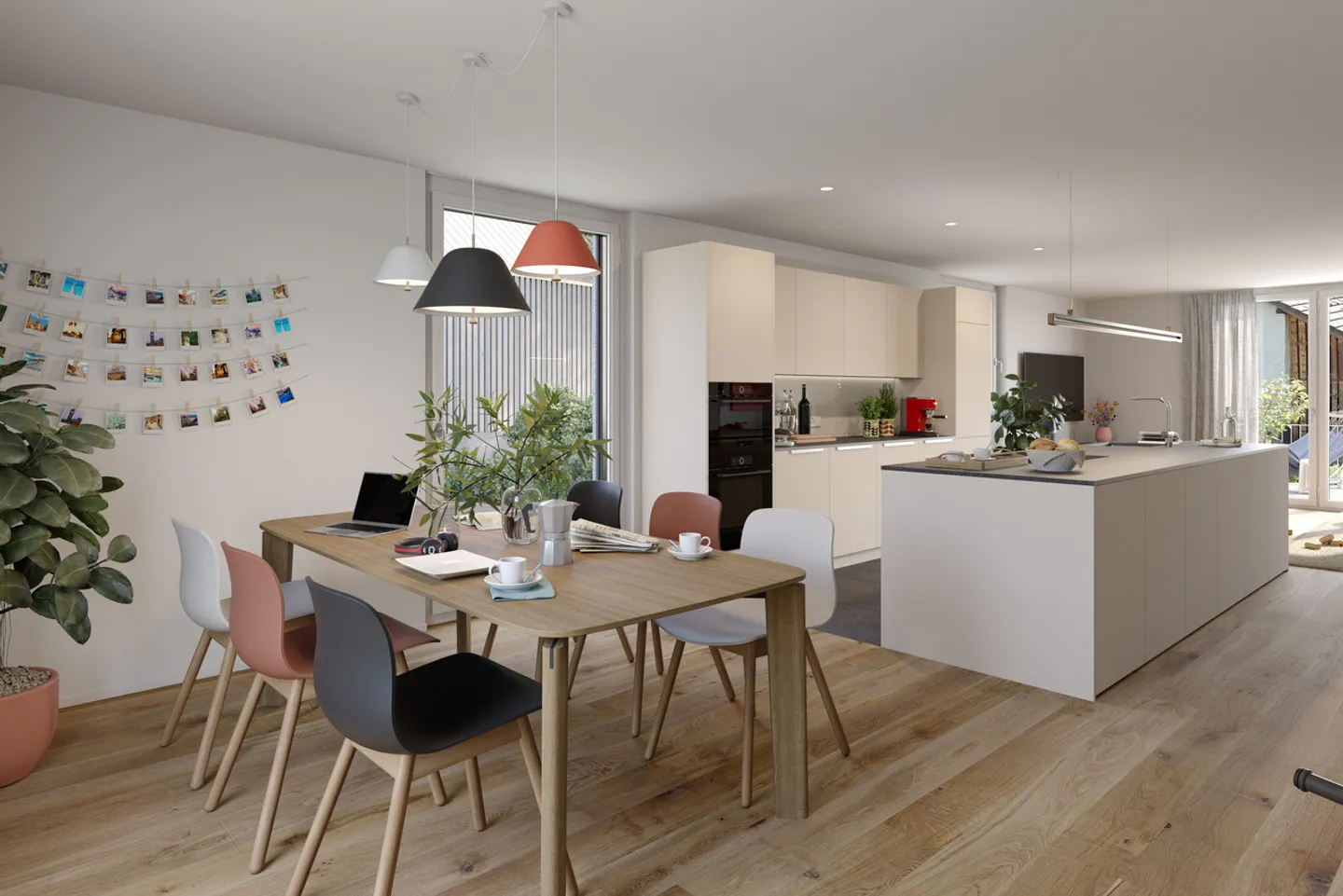Maison de ville neuve avec jardin et terrasse incluant une place de parking - Photo 4 sur 11