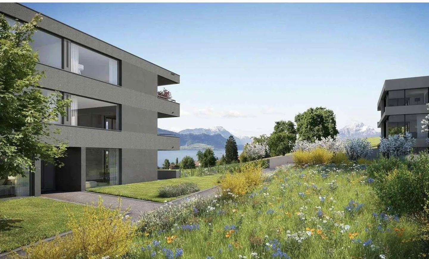 Appartamento da sogno di 2,5 stanze con vista sulle montagne e sul lago - Meggen - Foto 7 di 8