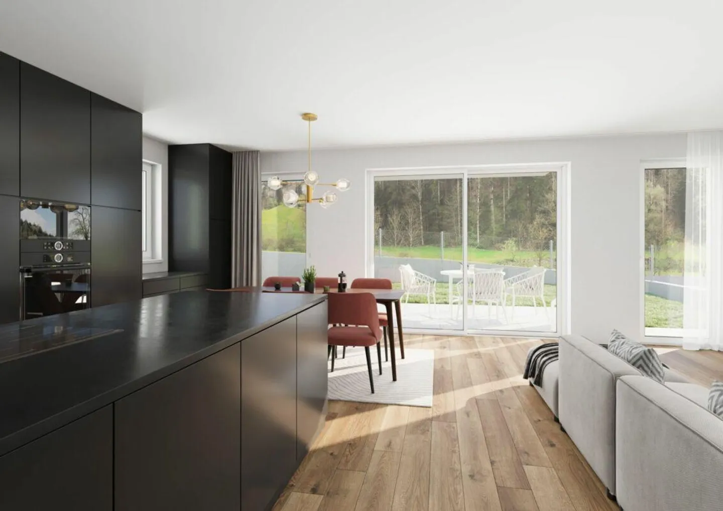 Début de la construction - Maisons individuelles modernes au Skiliftweg - Photo 3 sur 4