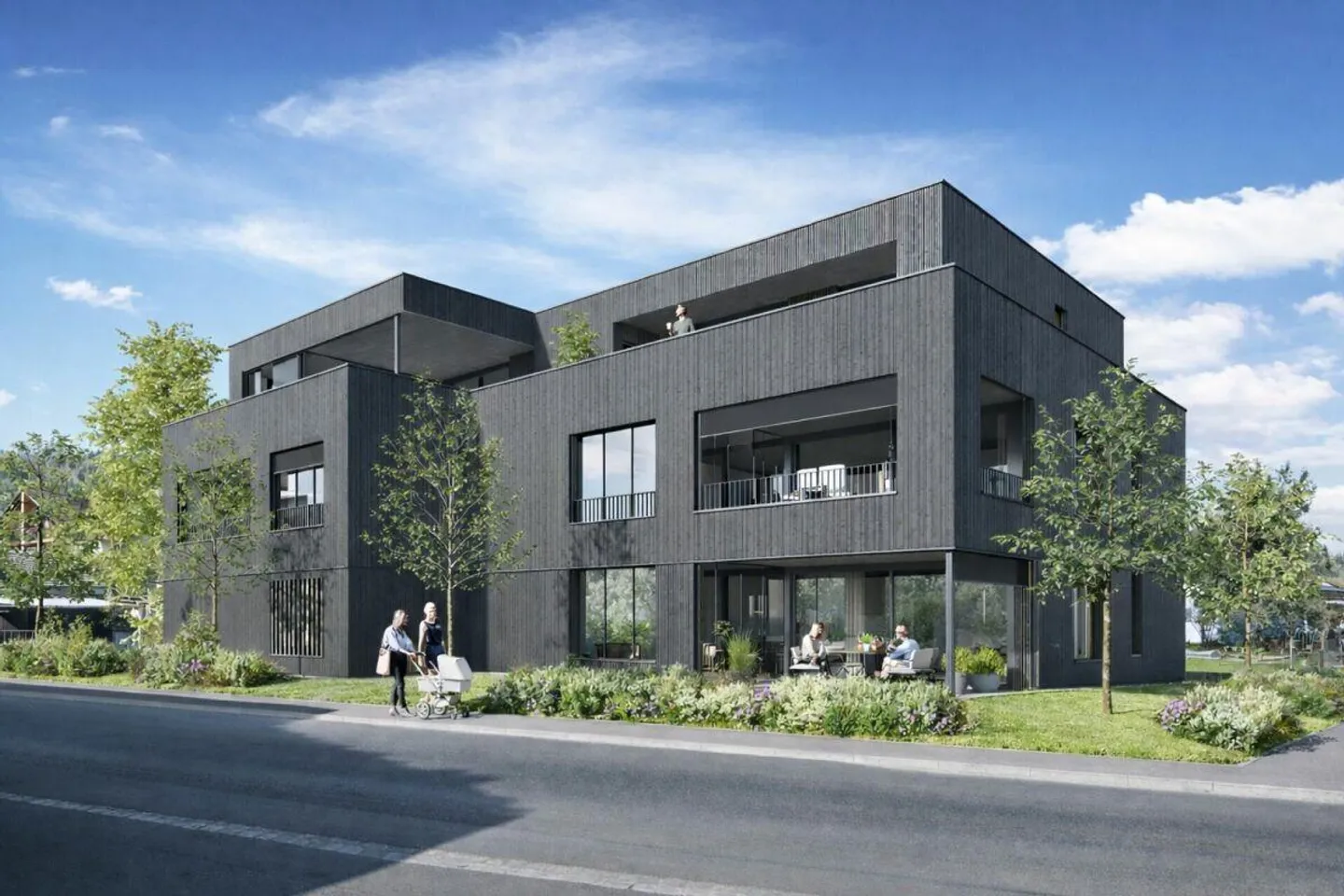 Newly built apartment with garden share in a quiet residential area - Photo 1 of 3