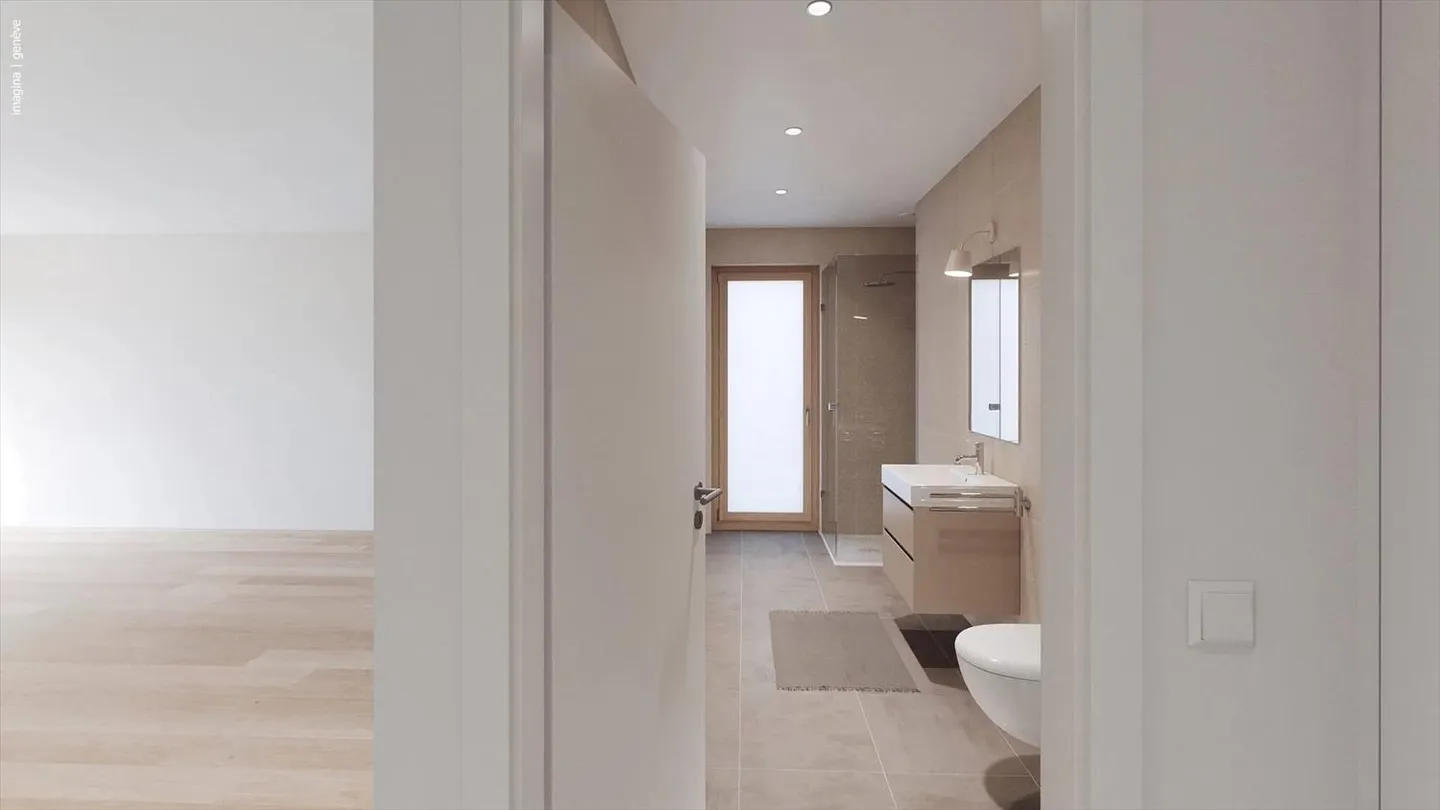 Appartement de trois pièces THPE sur plans - Photo 6 sur 6