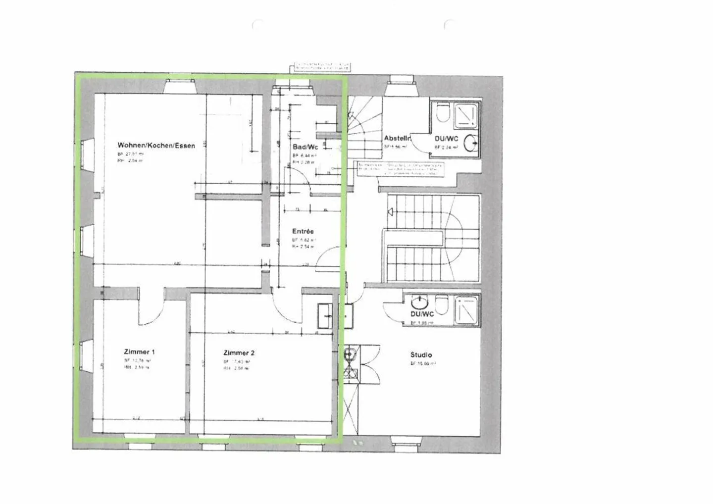 Appartement sous les combles rénové au cœur de Bad Ragaz - Photo 11 sur 11