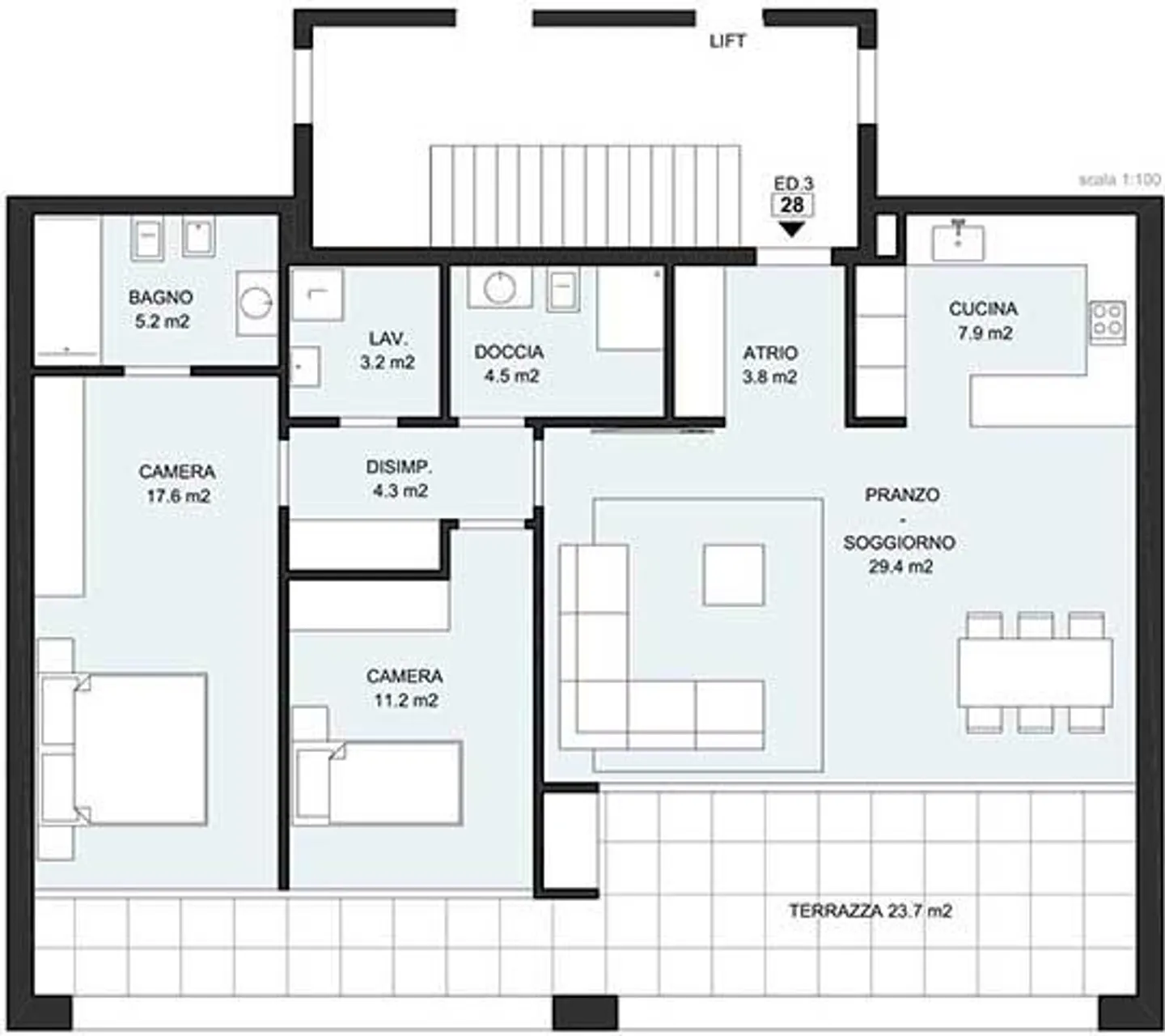 Appartement moderne à Bellinzone - Photo 15 sur 15